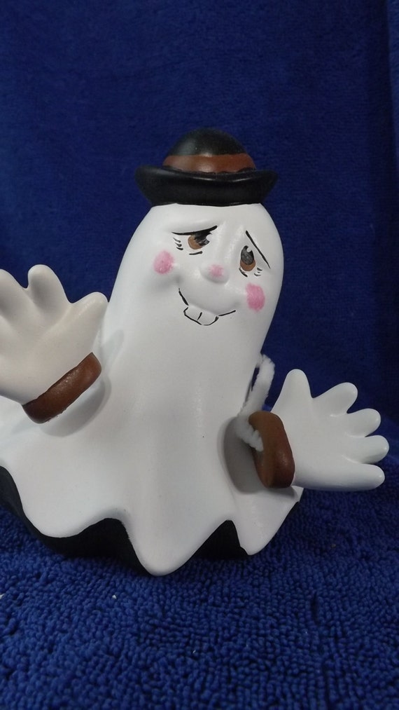 Top Hat Ghost by uniqueceramics4life on Etsy