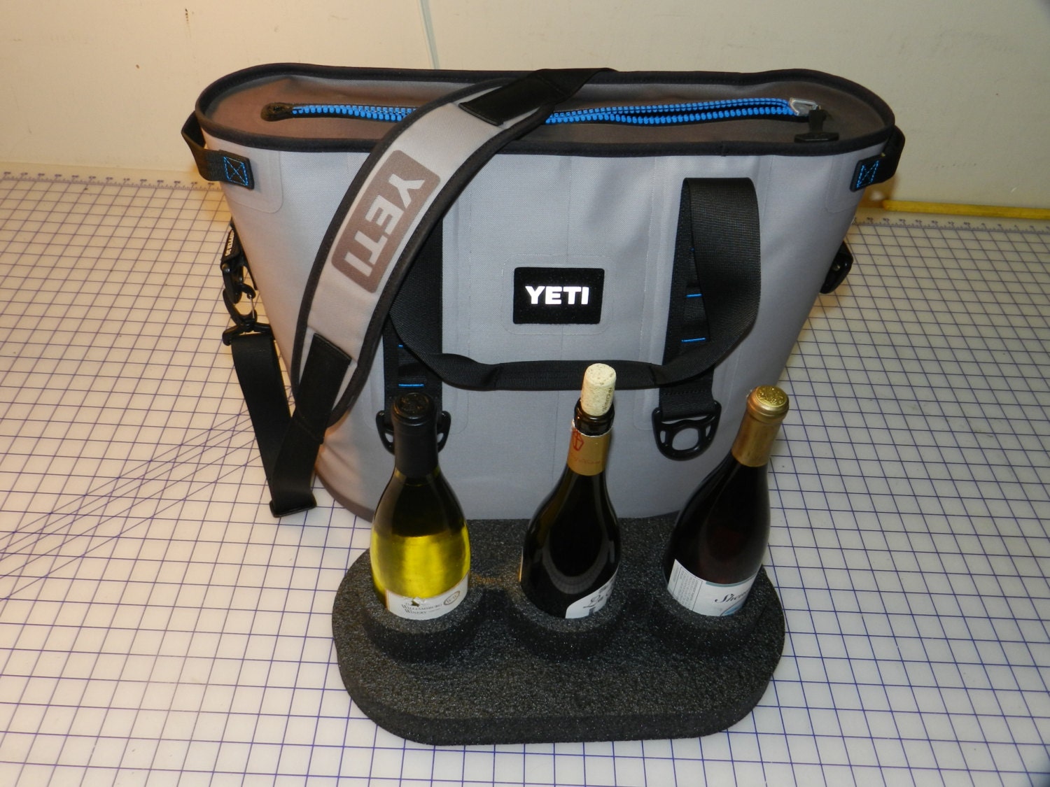 Foam Insert for Yeti Hopper 30 for 3 Wine Bottles
