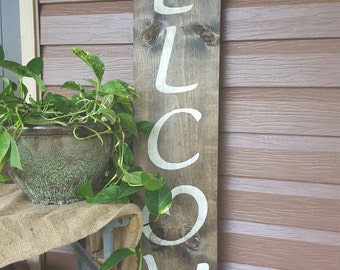 Front Porch Welcome Sign