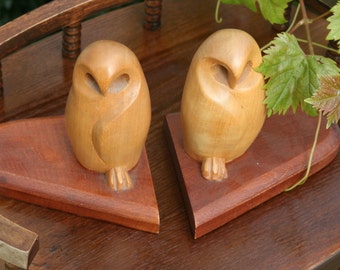 OWL bookend OWL bookends crafted by Kawe 60 wood