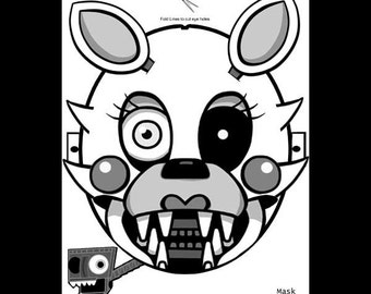 Mask FNAF Party Favors Birthday Parties Halloween Fun