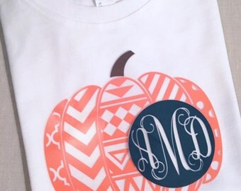 monogram pumpkin shirt