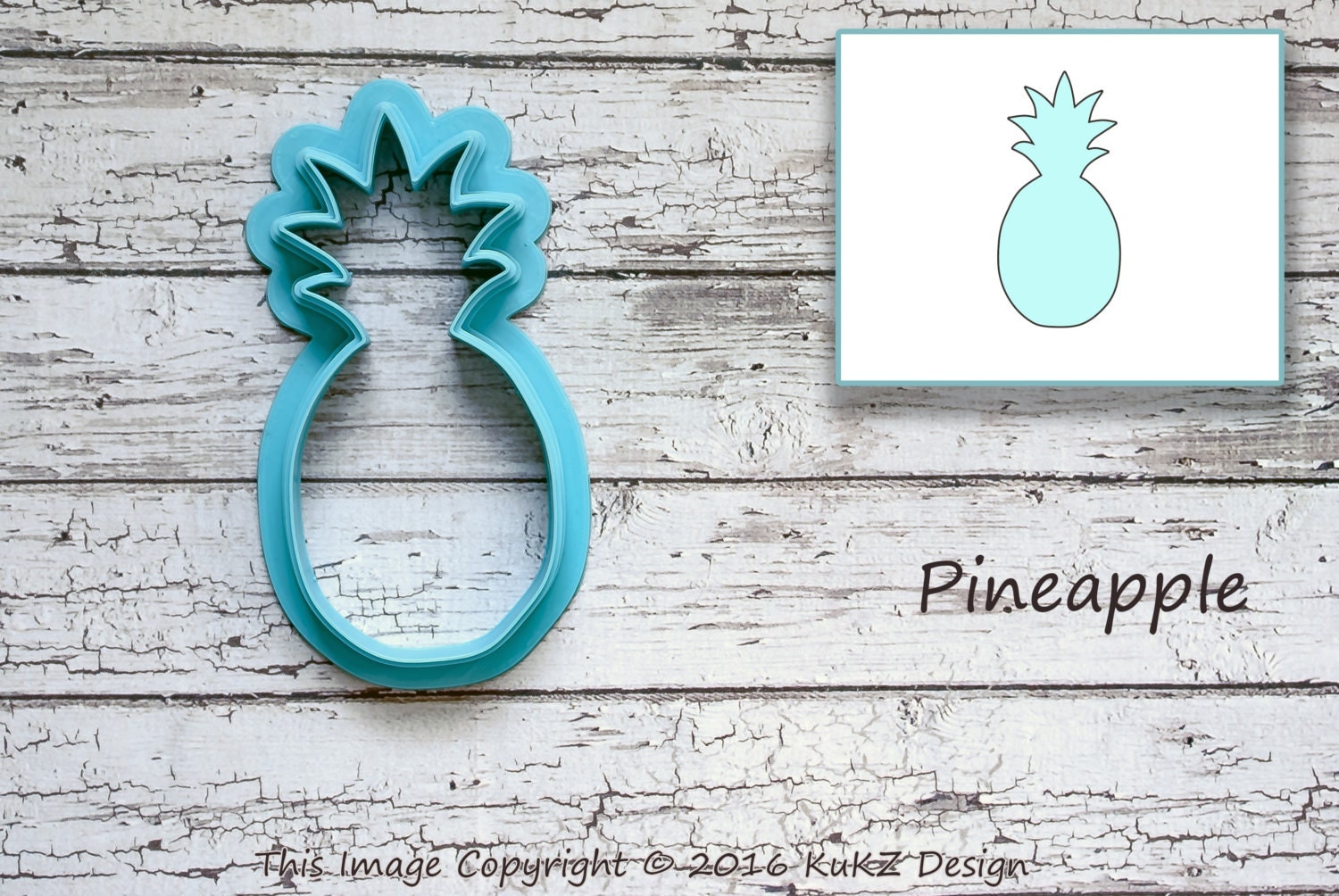 Pineapple cookie cutter cookie cutter / Cookie cutter fruits