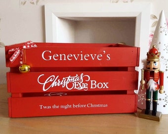 Personalised Christmas Eve crate, Christmas eve box, kids crate, xmas eve, santa hamper