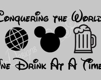 Sale! Disney Drinking Shirts-Decals