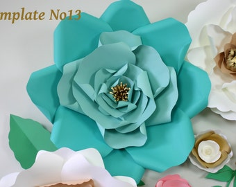 Paper Flower Template – Instant Download PDF – Paper Flower PDF – DIY Floral Wedding Décor