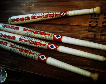 Harley Quinn bat for Halloween