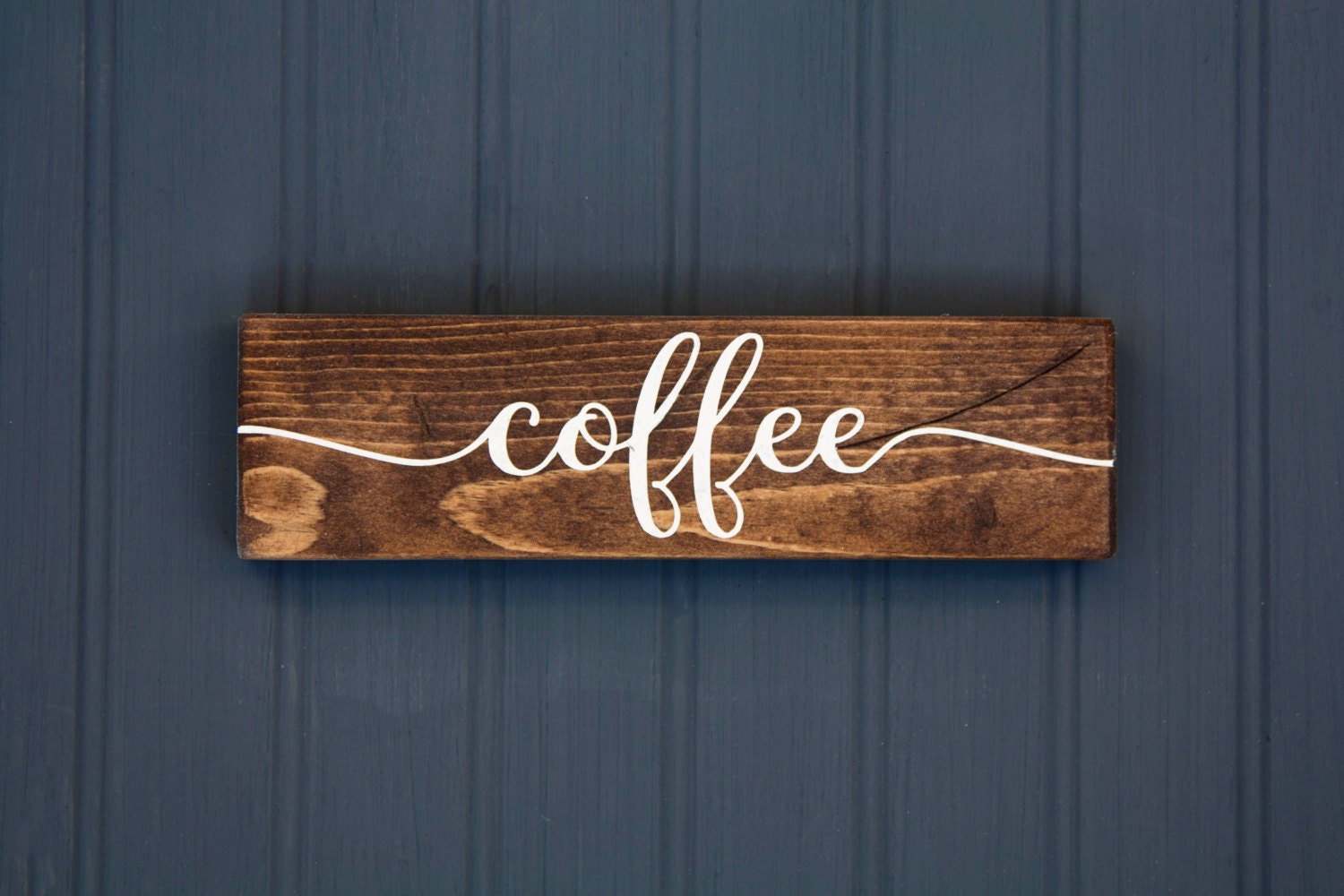 Coffee Sign Rustic Wood Sign Kitchen Decor by LibertyIslandFarm