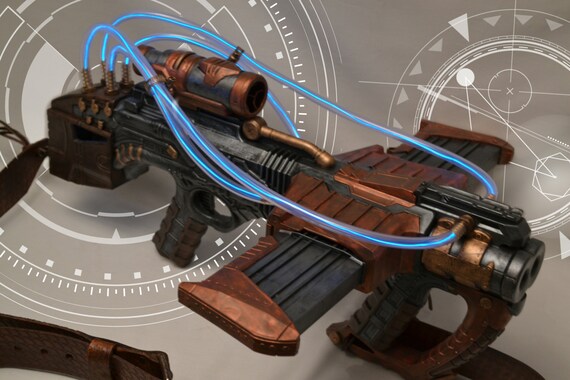 Steampunk  Cyberpunk  Cosplay Double Dealer Nerf Gun