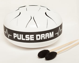 C - Major -Steel tongue drum Hank drum Tank drum Steel drum Slit drum Drum for meditation.
