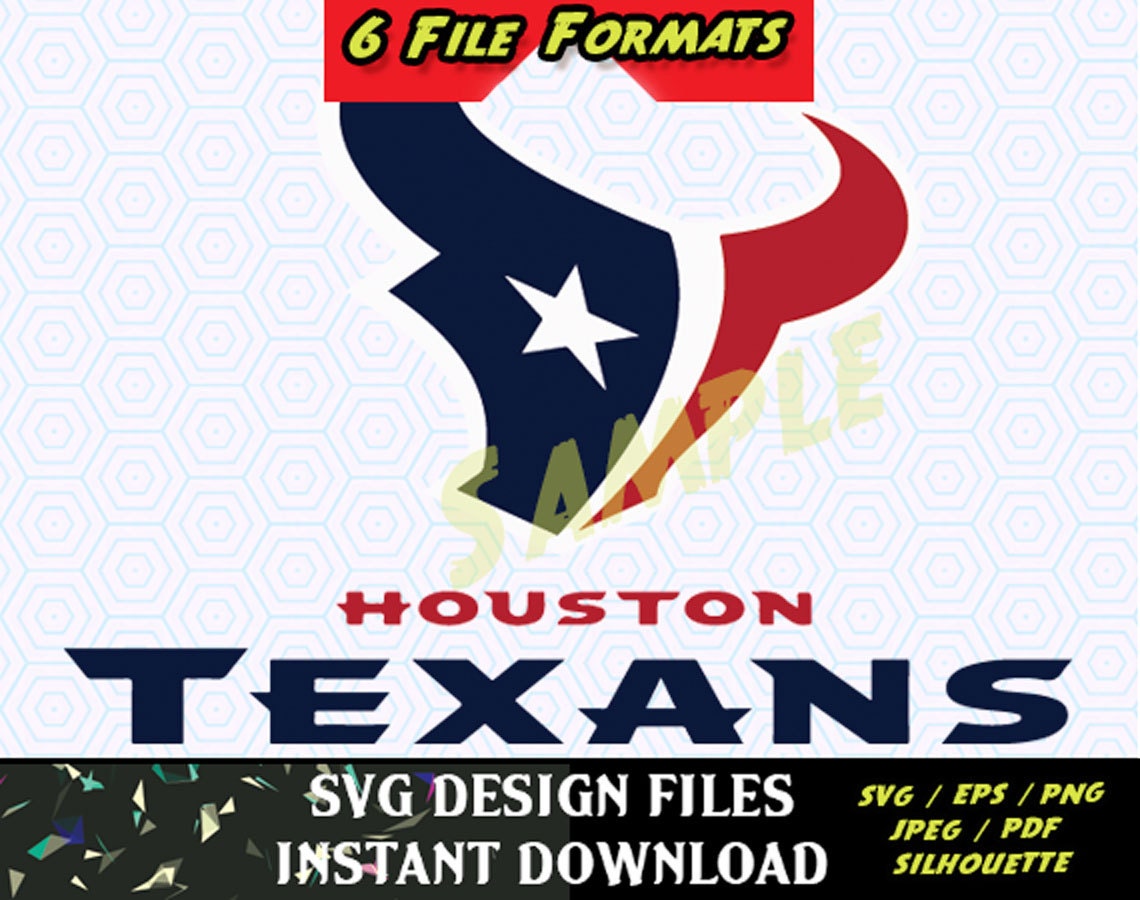 Download Houston Texans SVG Vinyl Cutting Decal for Mugs T Shirts