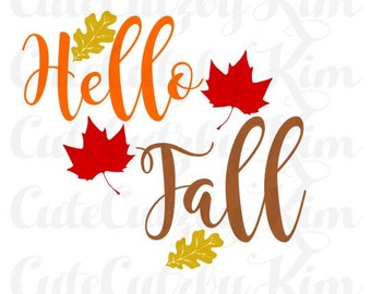 Hello Fall svg