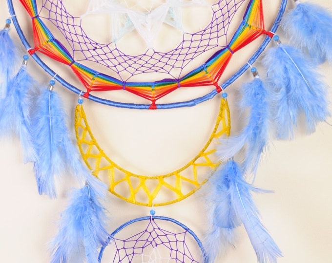 Dreamcatcher Rainbow Dreamcatcher red Dream Catcher Dreamcatcher New Dream сatcher gift idea dreamcatchers boho dreamcatcher wall handmade