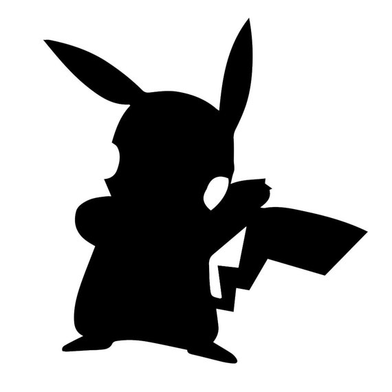 DECAL SERPENT SP-1245 Pikachu Character Silhouette Inspired