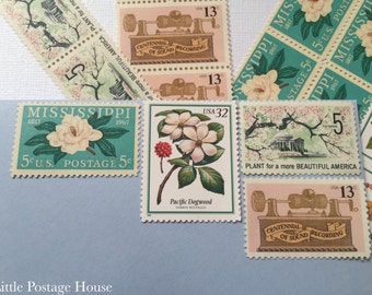Something Old | Vintage Stamps | Unused Postage Stamps | For 5 Letters | 55 Cents