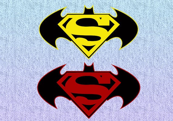 Download Two batman versus superman svg cut files