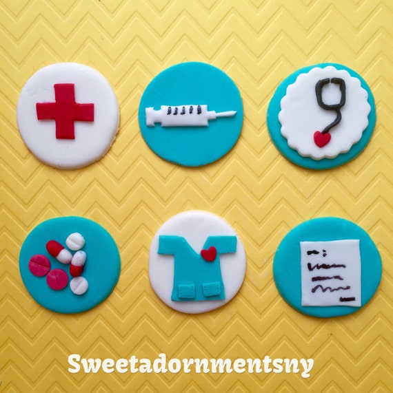MEDICAL Cupcake Toppers12 DOCTOR Cupcake topper NURSE