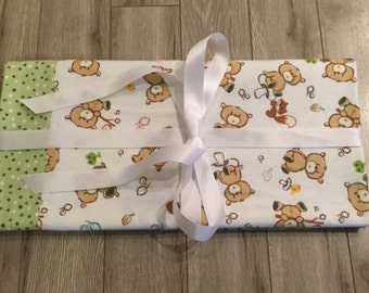 teddy flannel blanket