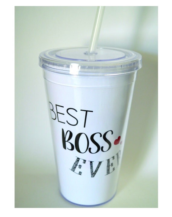 Items similar to Best Boss Ever Cup 16 oz. Acrylic Boss Tumbler, Boss