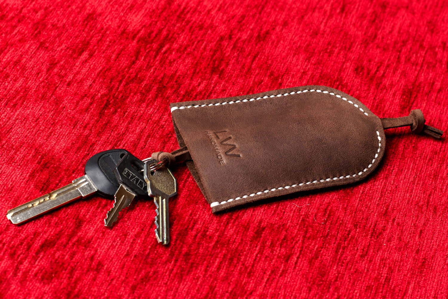 Leather key holder Key case Leather by LeatherWorldHandmade