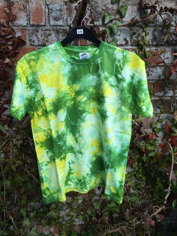 jonas brothers green tie dye shirt