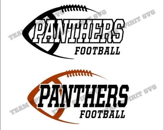 Panthers Football Download Files - SVG, DXF, EPS, Silhouette Studio, Vinyl Cut Files, Digital Cut Files -Use with Cricut and Silhouette