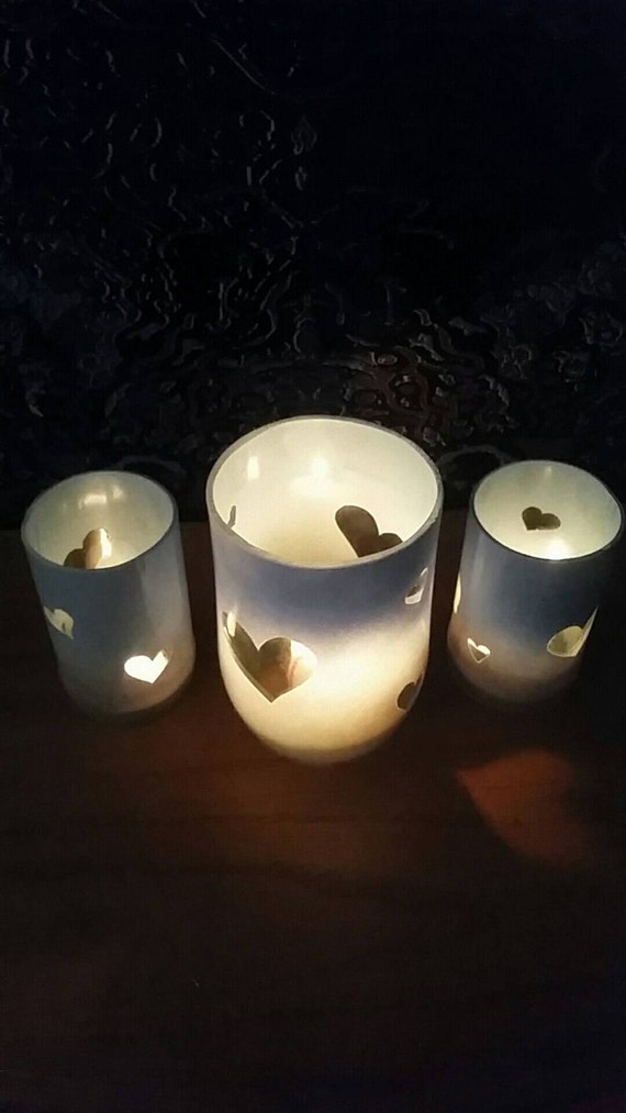 Heart Candle Holder by ArtistryOfAmber on Etsy