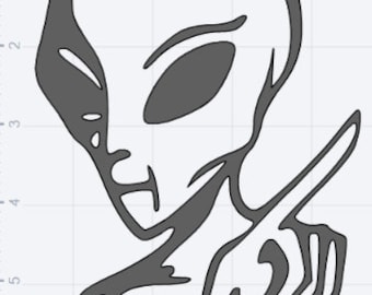 Alien 5 Pack Design Collection SVG DXF EPS Studio3 Studio 3 Cut Files