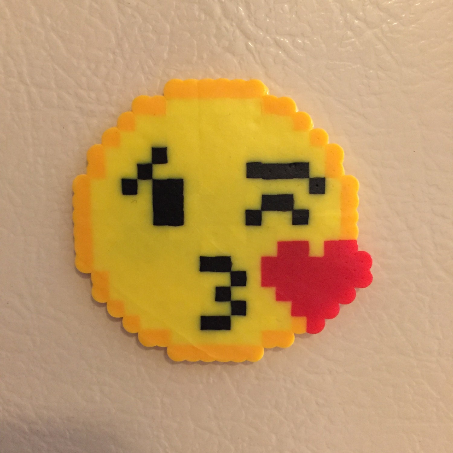 Miniature Kissing Emoji Magnet Miniature Refrigerator magnet