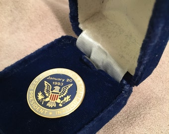 Gucci Toilet Paper roll  Bill Clinton Inauguration Pin