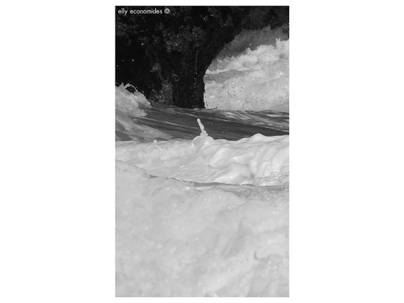 sea, ocean, aqua, wave, water, beach, black and white photography, wild, coast, Ocean Water Print, wall art, Ocean Waves, panoramic, 038