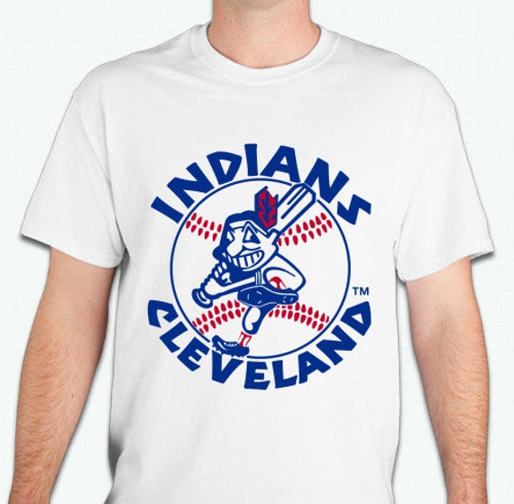 cleveland indians logo t shirt