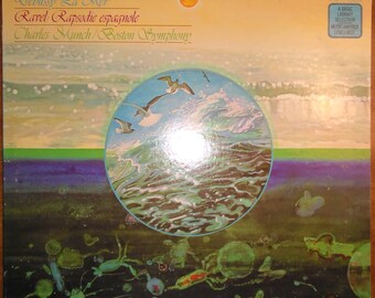 Charles Munch, Boston Symphony Orchestra - Ravel, Rapsodie Espagnole/Debussy, La Mer VICS-1041 Vinyl Record LP 1963