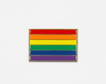 Gay Pride Soft Enamel Lapel Pin - Feminist