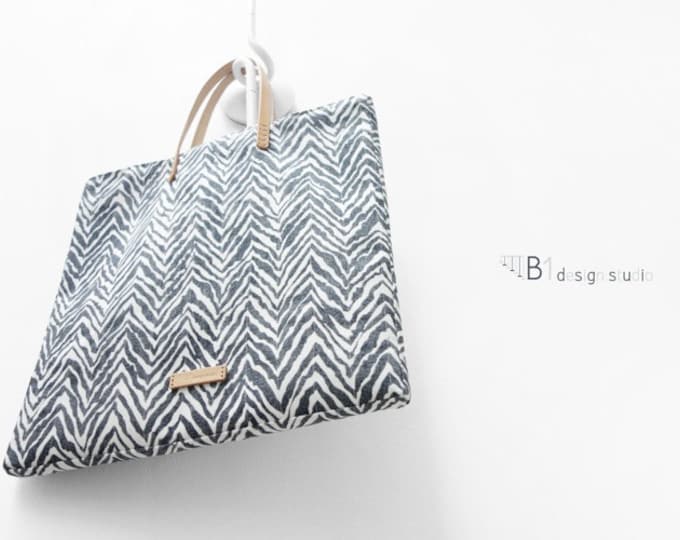 Zebra Tote Bag, Canvas Handbag, Black and White Tote Bag, Leather Tote Bag, Gift for Her, Handmade tote bag, Zebra Pattern Bag
