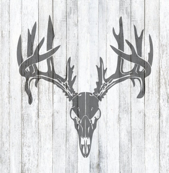Download SVG File Deer Antler Skull.