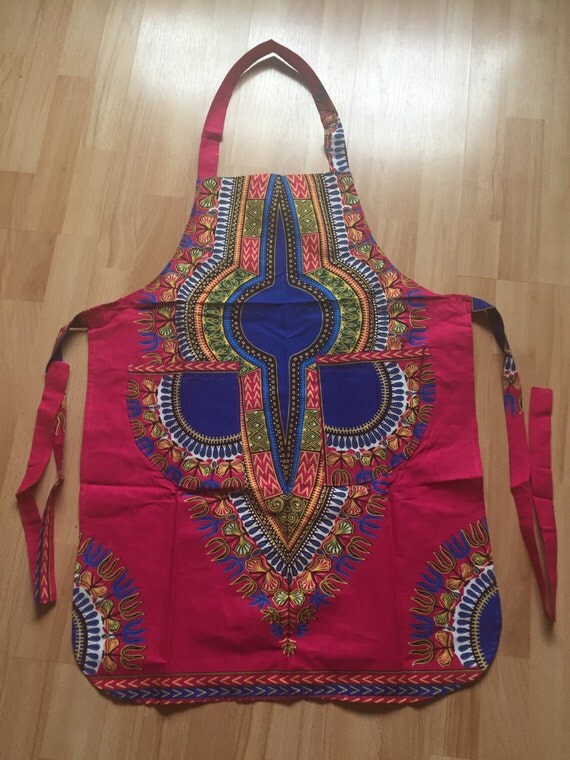 African Print Apron by Bowafrik on Etsy