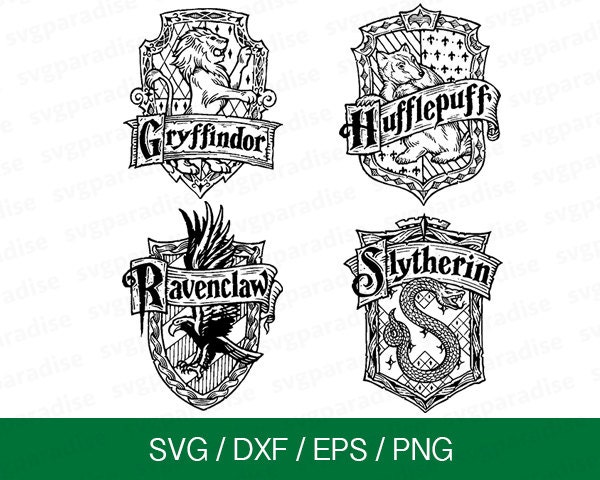 Download Harry Potter House Badge Svg Hogwarts Badges Svg Gryffindor