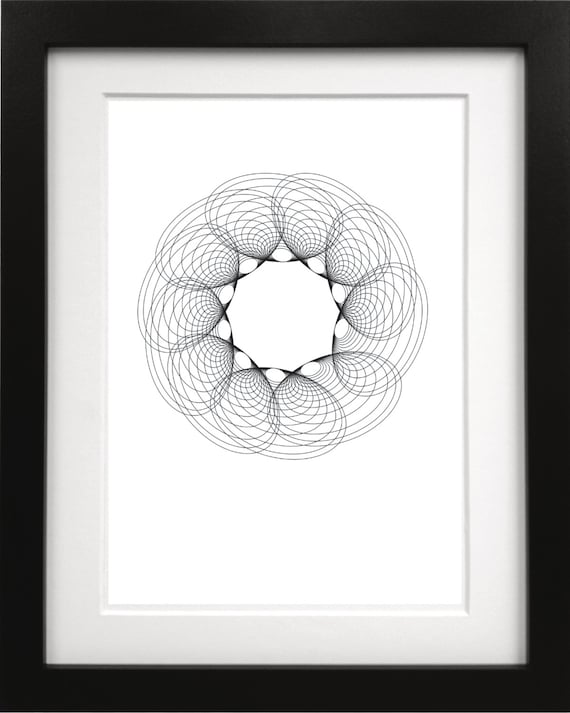 Black and White Contemporary Design Digital by PrintDesignCompany