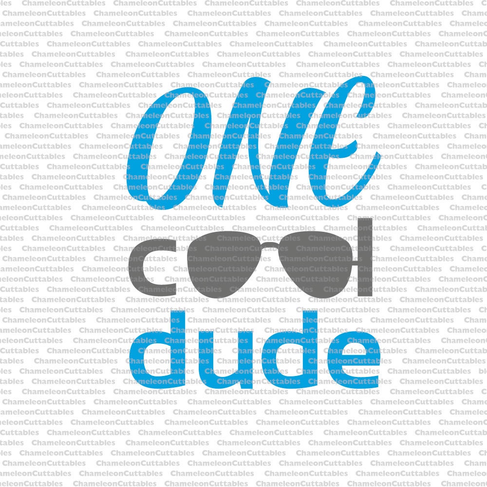 Download one cool dude SVG shirt boy first birthday baby infant