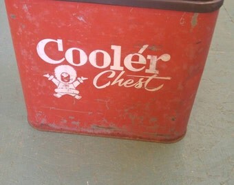 Vintage 1950s Eskimo Ice Cooler/Chest