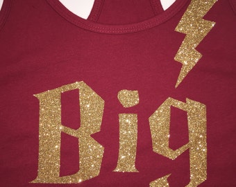 Big Sorority Reveal, Big Sorority Gift, Big, Little,G-Big Racerback Tank Top, Reveal Week, Best Friends, Big, Little, Sorority Shirts