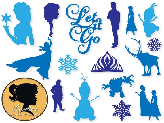 Download Frozen dxf Frozen clipart SVG files for Silhouette Cameo or