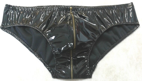 Vinyl PVC Men briefs underwear size M and L by ISRALINE on Etsy