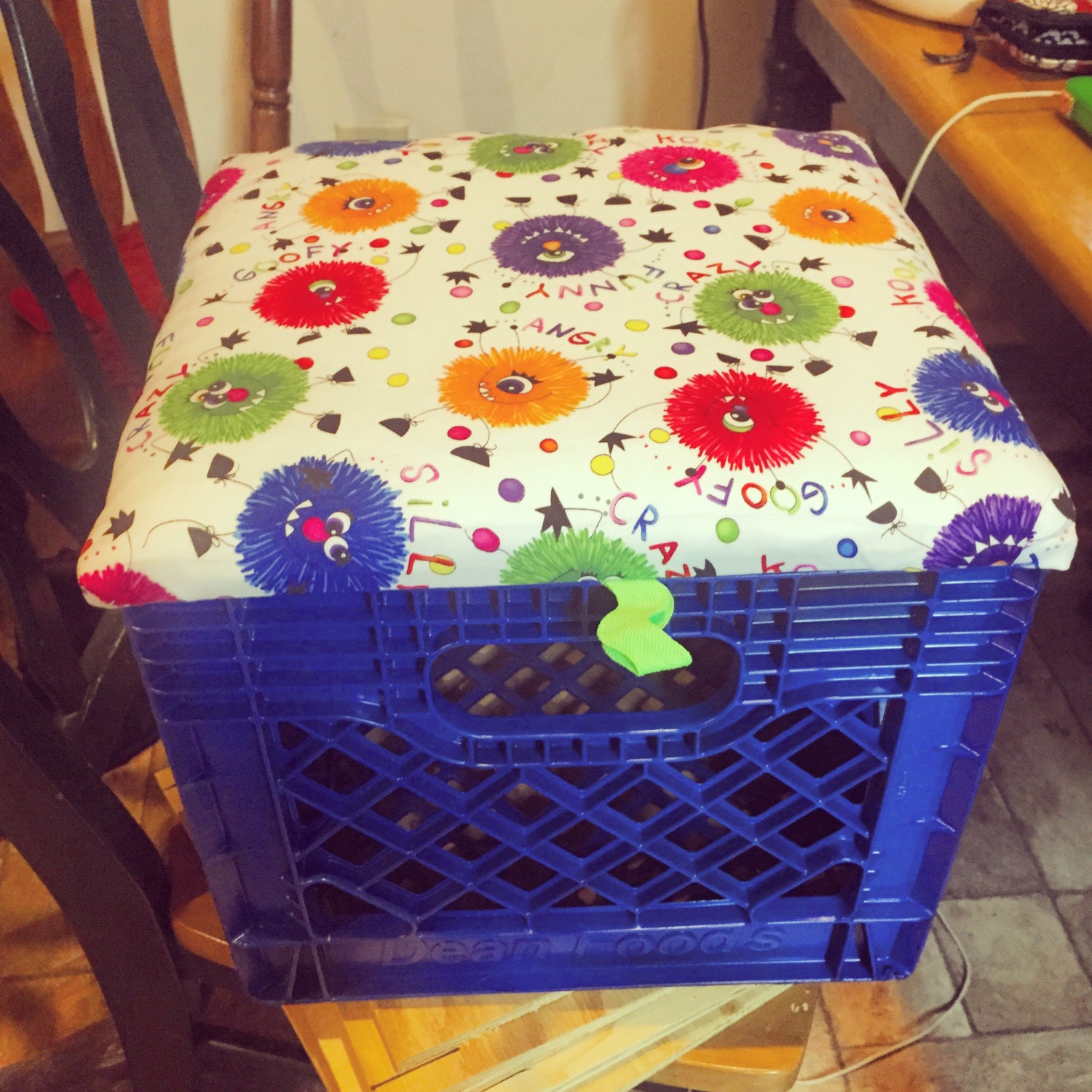Milk Crate Seats by ClassroomCraftsCo on Etsy