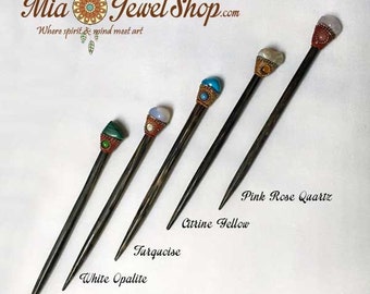 Stone Hair Stick