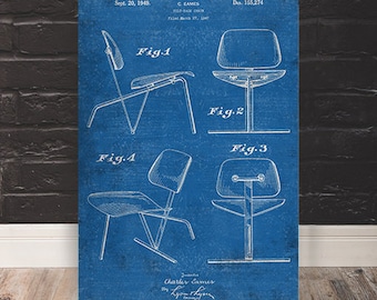 Office Chair Patent Print