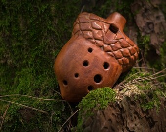 Ocarina ''Acorn'' F major ceramic