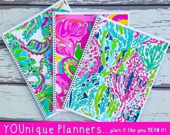 Lilly Pulitzer-Inspired Single Subject Notebooks * Lilly Notebook * Cute Notebook * Cute School Supplies * Cute Notebook* Cute Lilly Journal