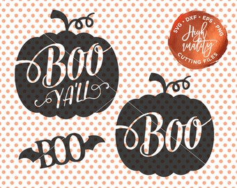 Halloween SVG, Boo Svg, Halloween Cut File, Boo Ya'll Cut File, Halloween Vector, Boo Ya'll SVG, Halloween Clipart, Halloween Boo svg design